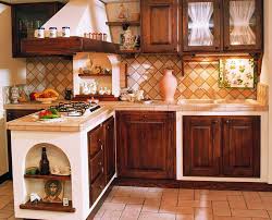 cucine in muratura stile country